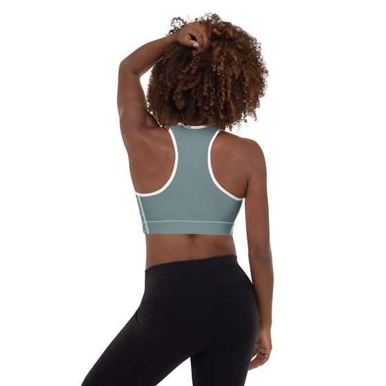 Geometric Pattern Sports Bra