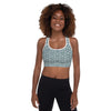 Geometric Pattern Sports Bra