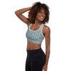 Geometric Pattern Sports Bra