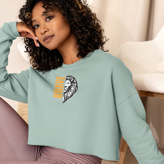 Brave crop sweatshirt